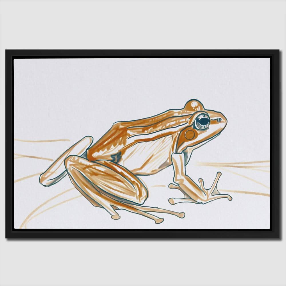 Frog Doodle - Animals Art for Bedroom
