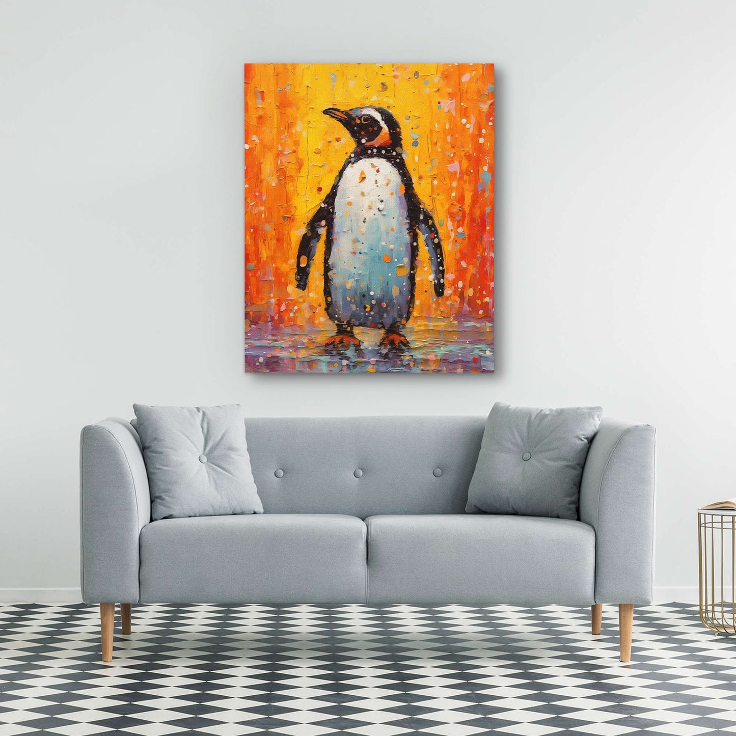 Frozen Abstraction - Large Canvas Print