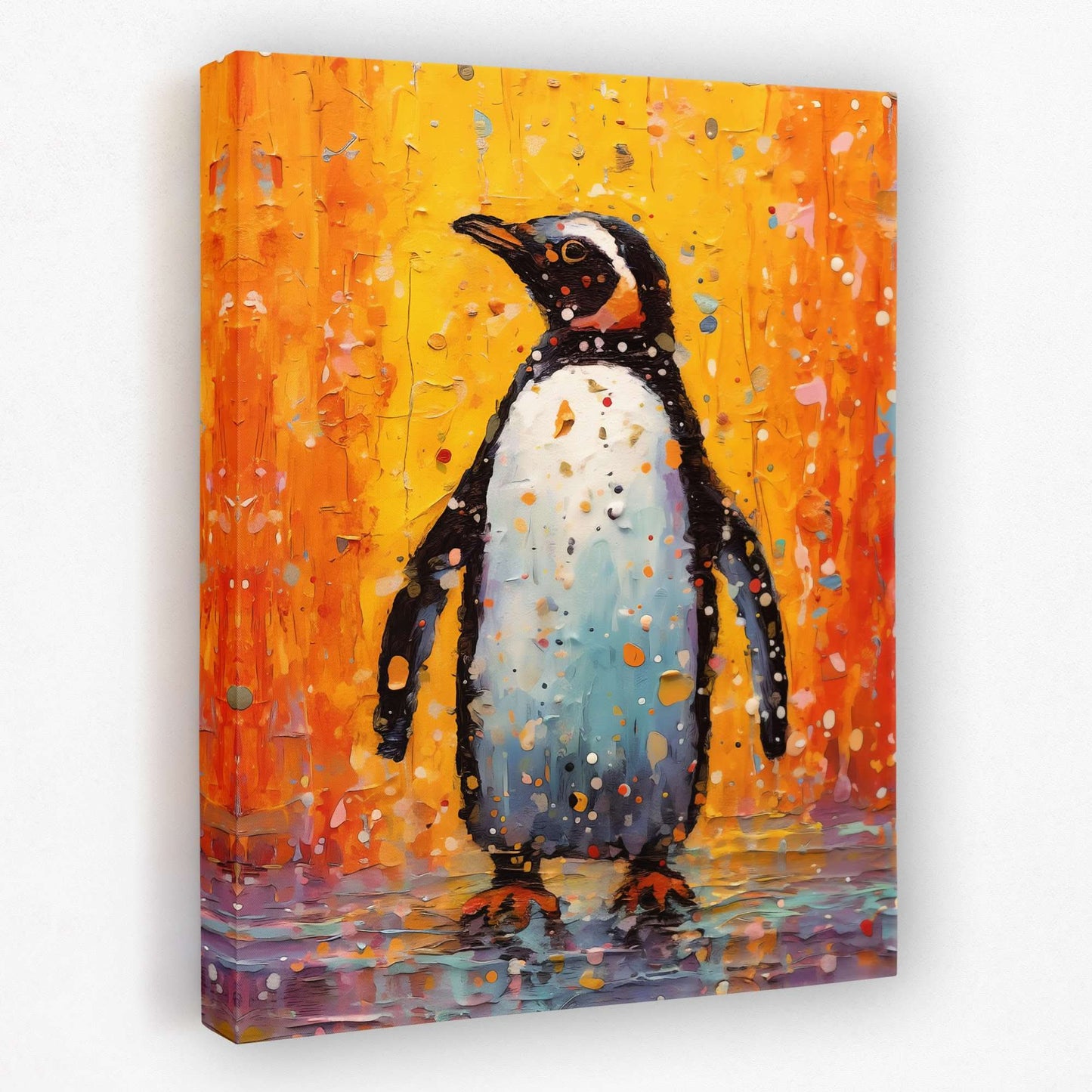 Frozen Abstraction - Animals Canvas Wall Art
