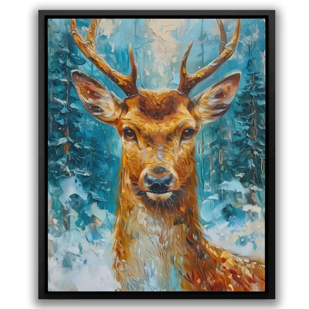 Frozen Antlers - Animals Art for Bedroom