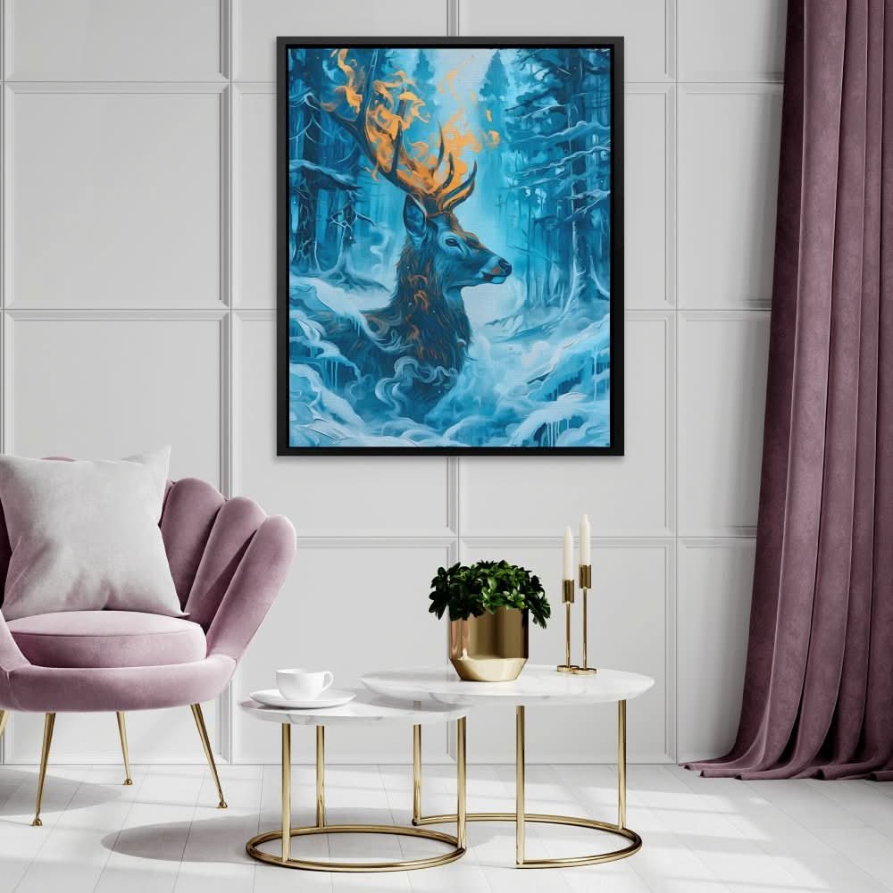 Frozen Deer - Animals Art for Bedroom