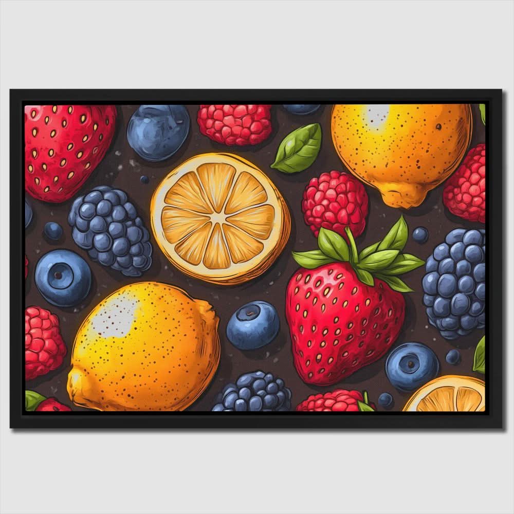Fruit Wall - Colorful Wall Art for Kitchen