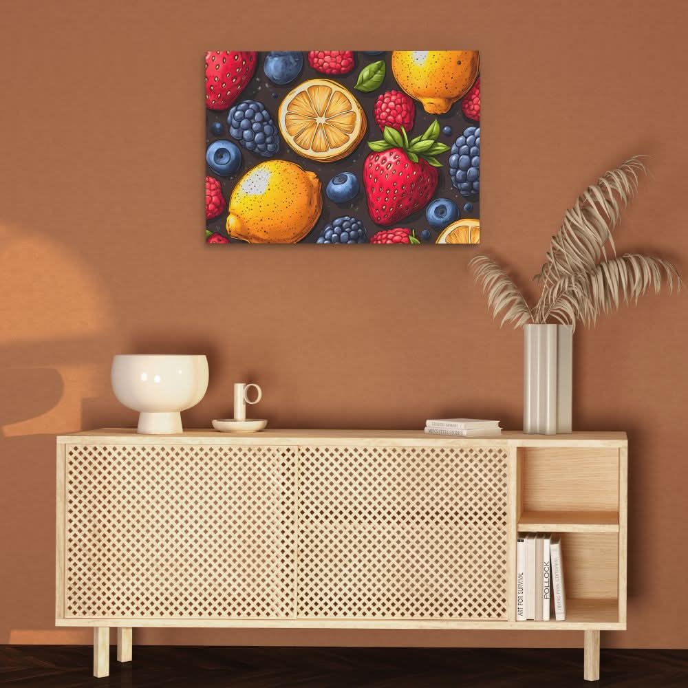 Fruit Wall - Large Canvas Print