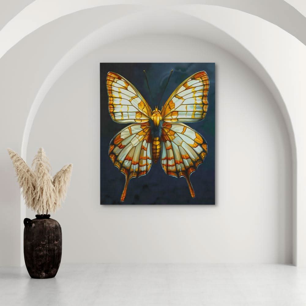 Furry Butterfly - Butterfly Canvas Print
