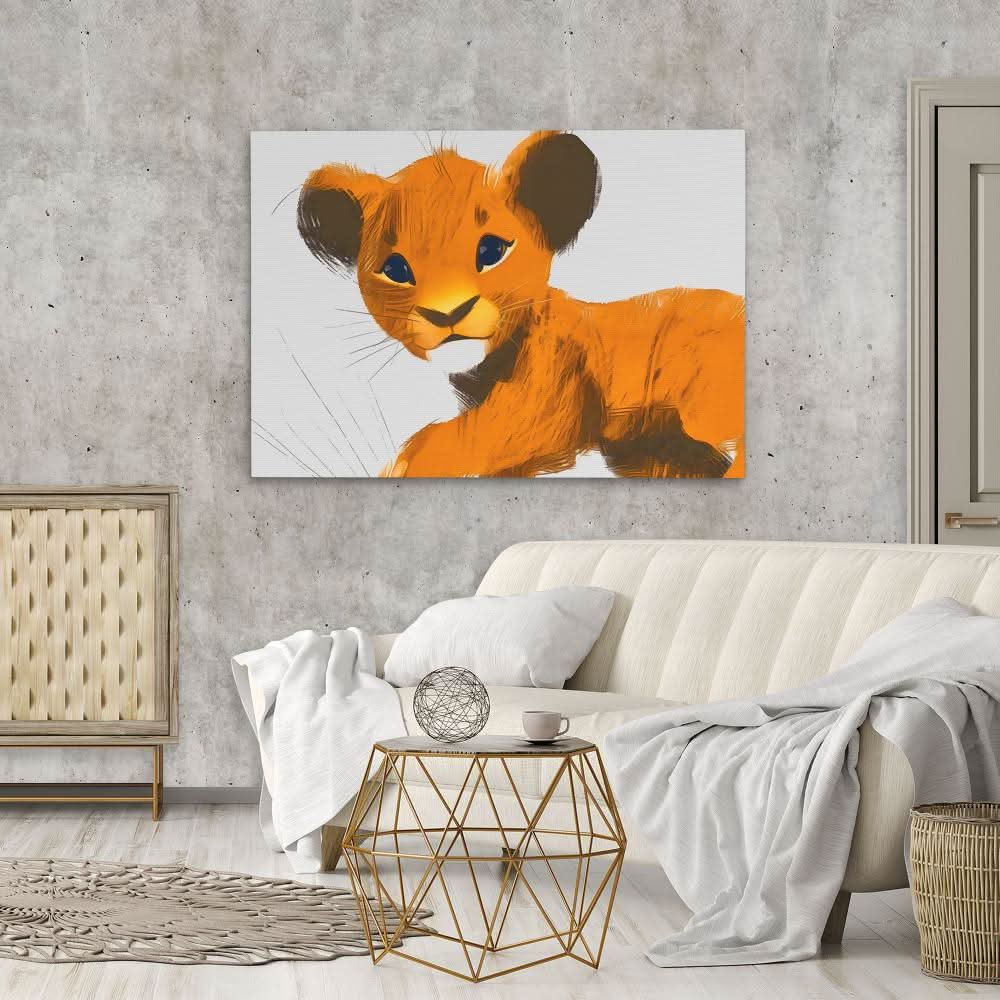 Future King - Baby Animal Canvas Print