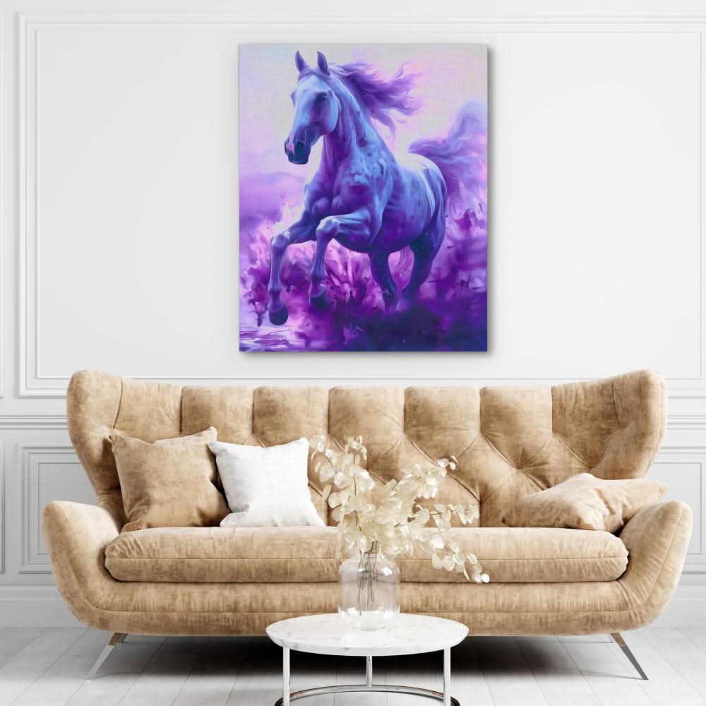 Galloping Amethyst - Animals Art