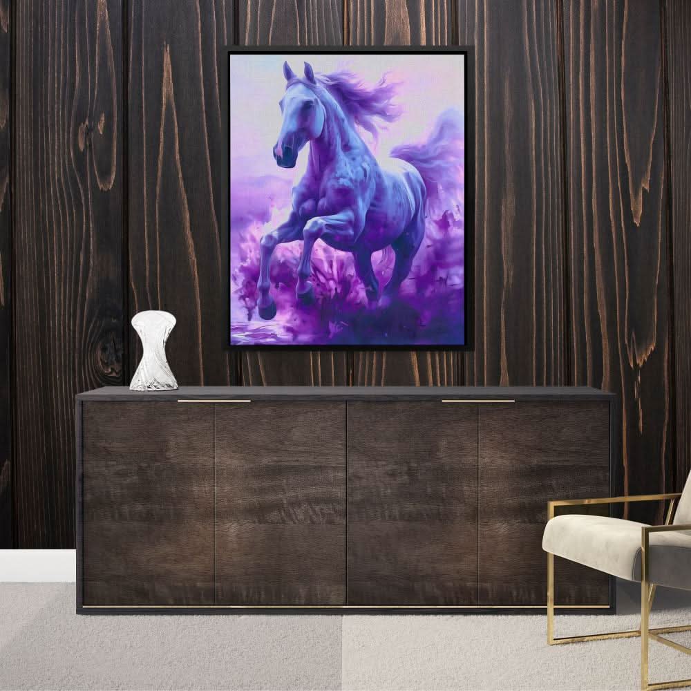 Galloping Amethyst - Large Canvas Print