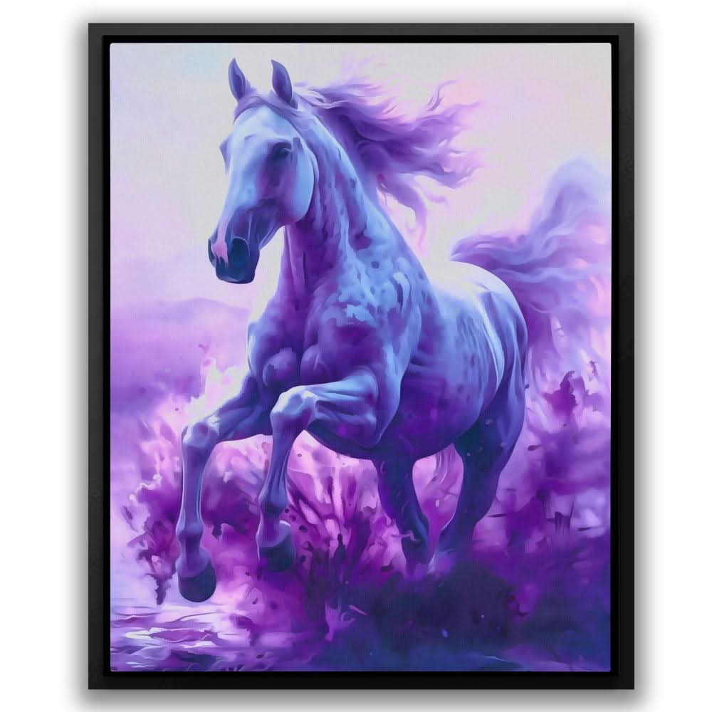 Galloping Amethyst - Purple Wall Art