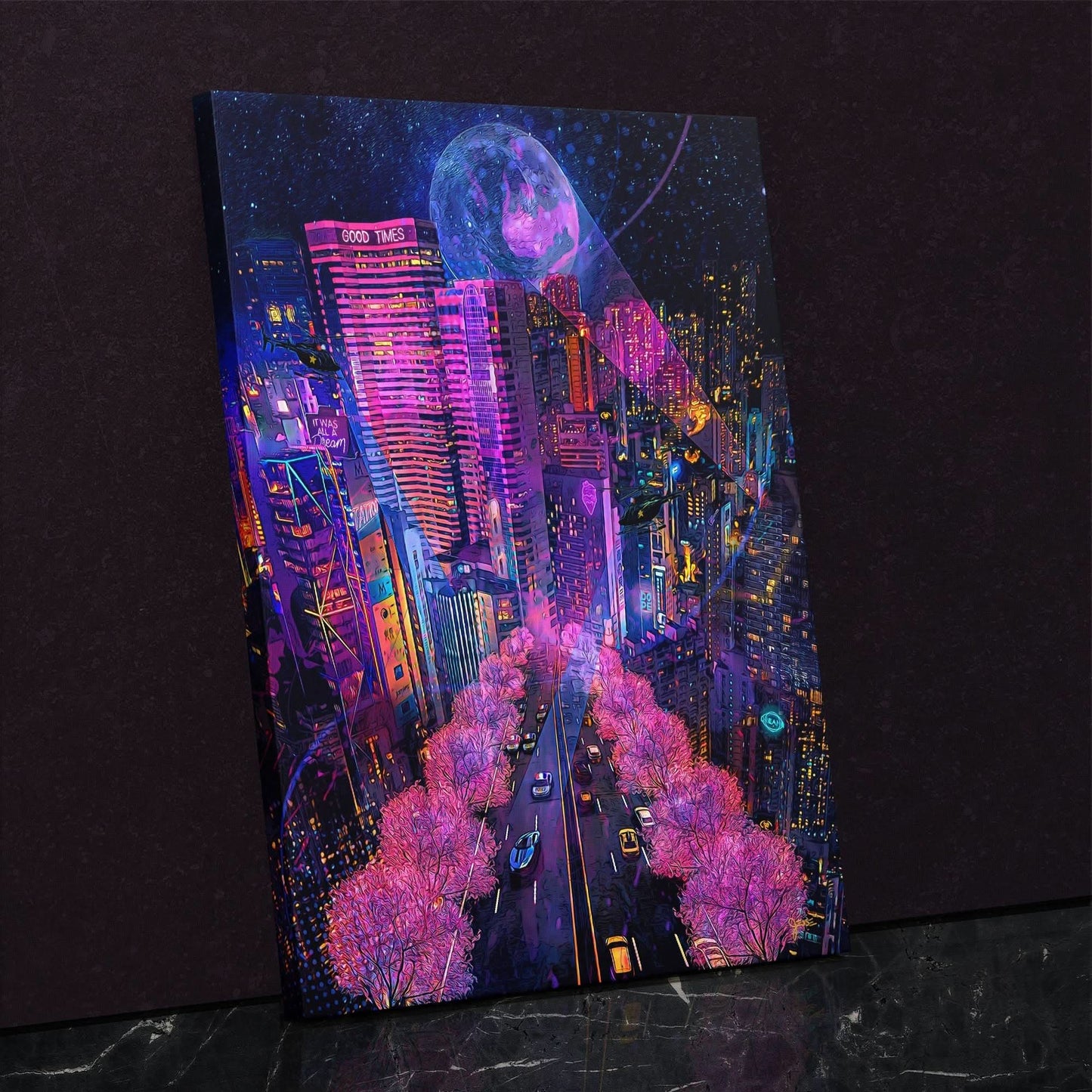 Gamer's Paradise - Pink Wall Art for Game Room