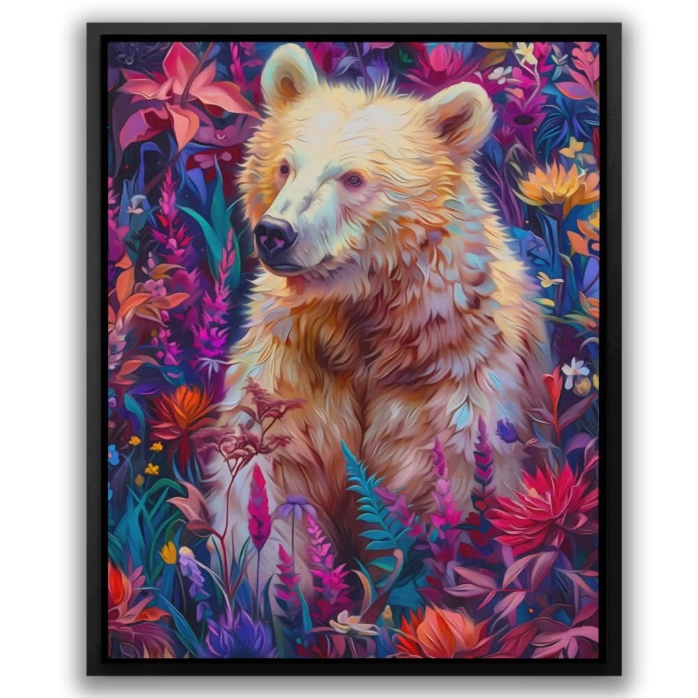 Garden Grizzly - Animals Art for Bedroom