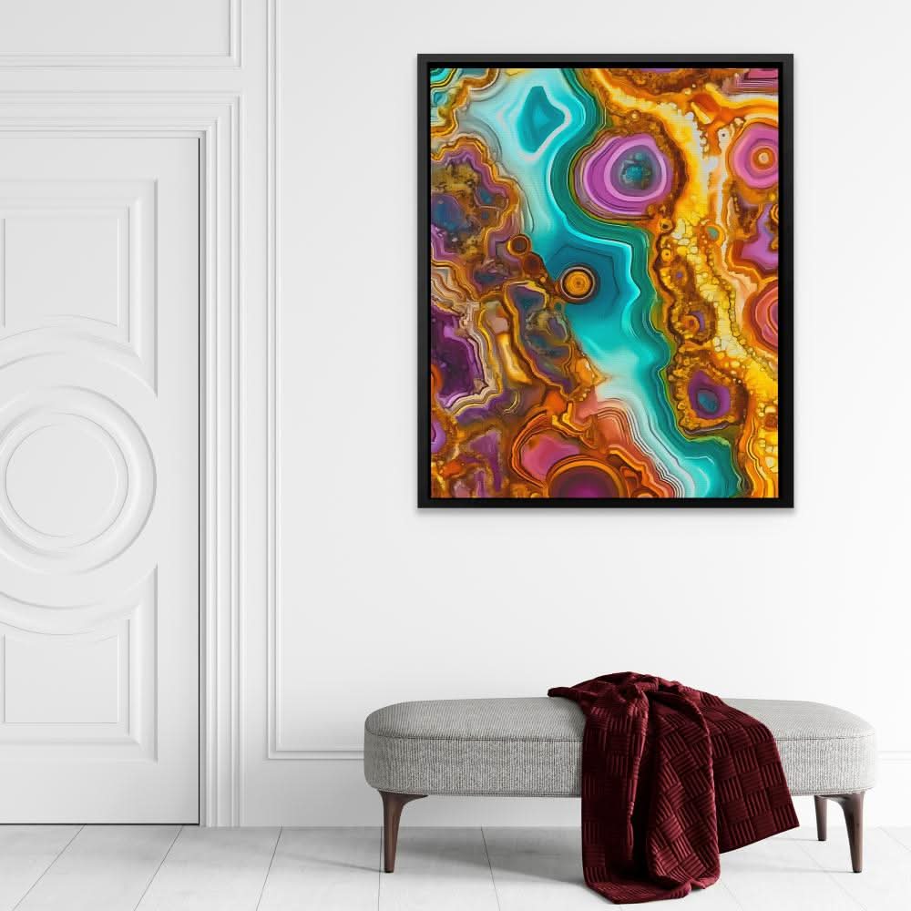 Gemstone Tapestry - Large Abstract Canvas Print