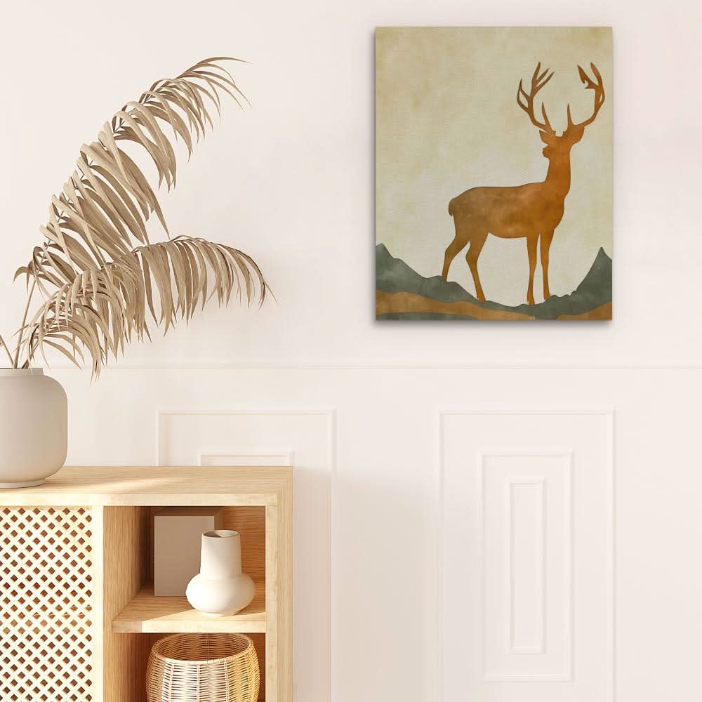 Gentle Deer - Animals Art