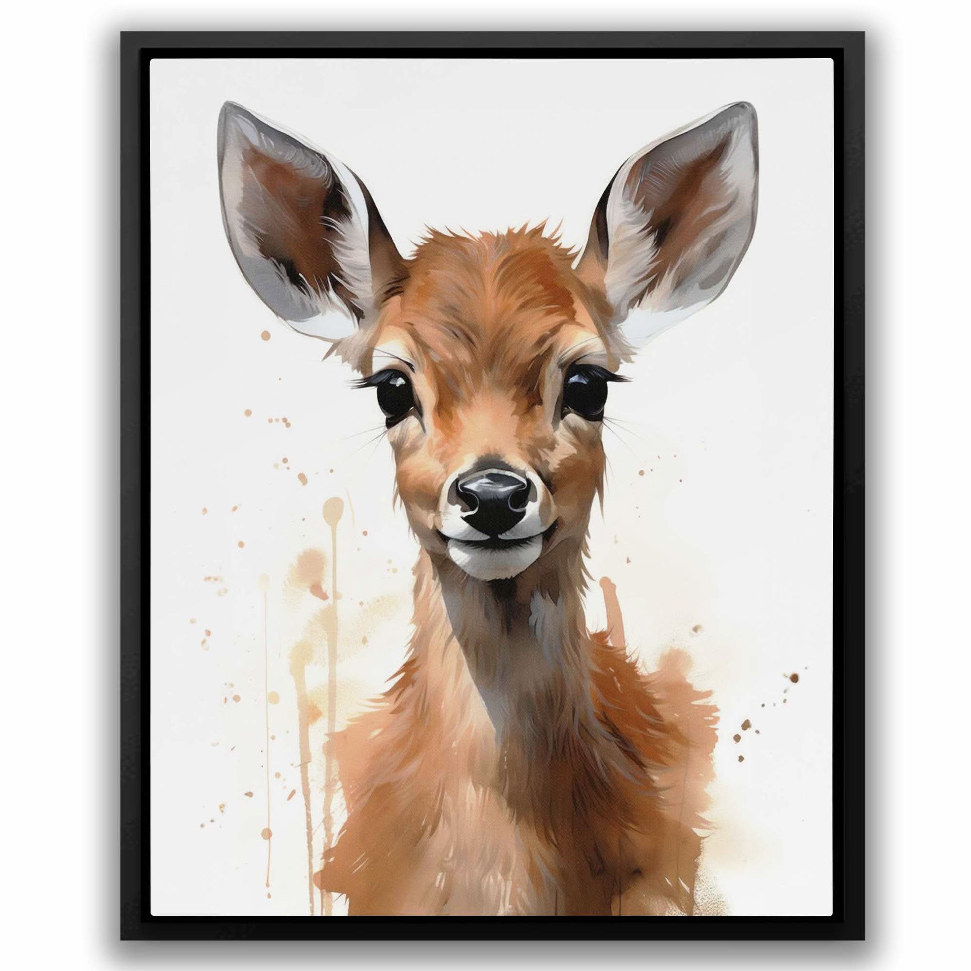 Gentle Fawn - Framed Art Print