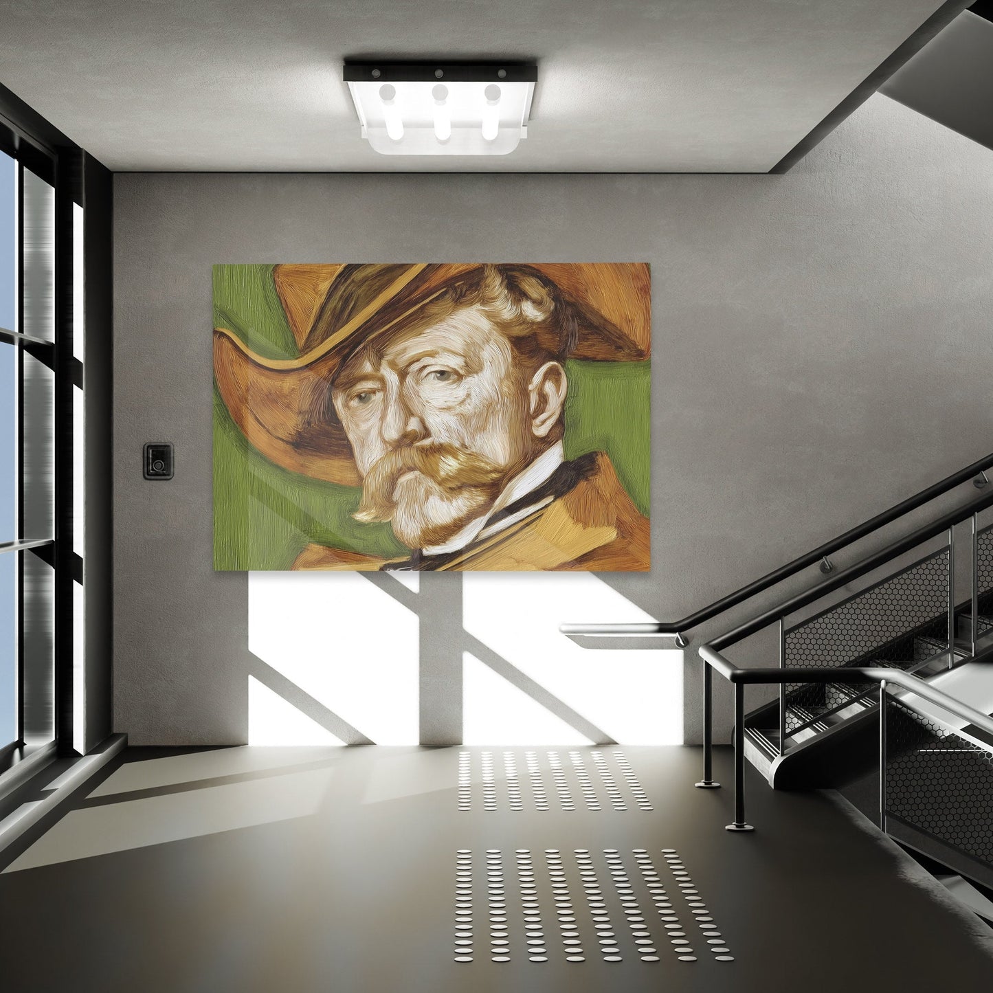 Gentleman of Flowing Time - Luxury Wall Art