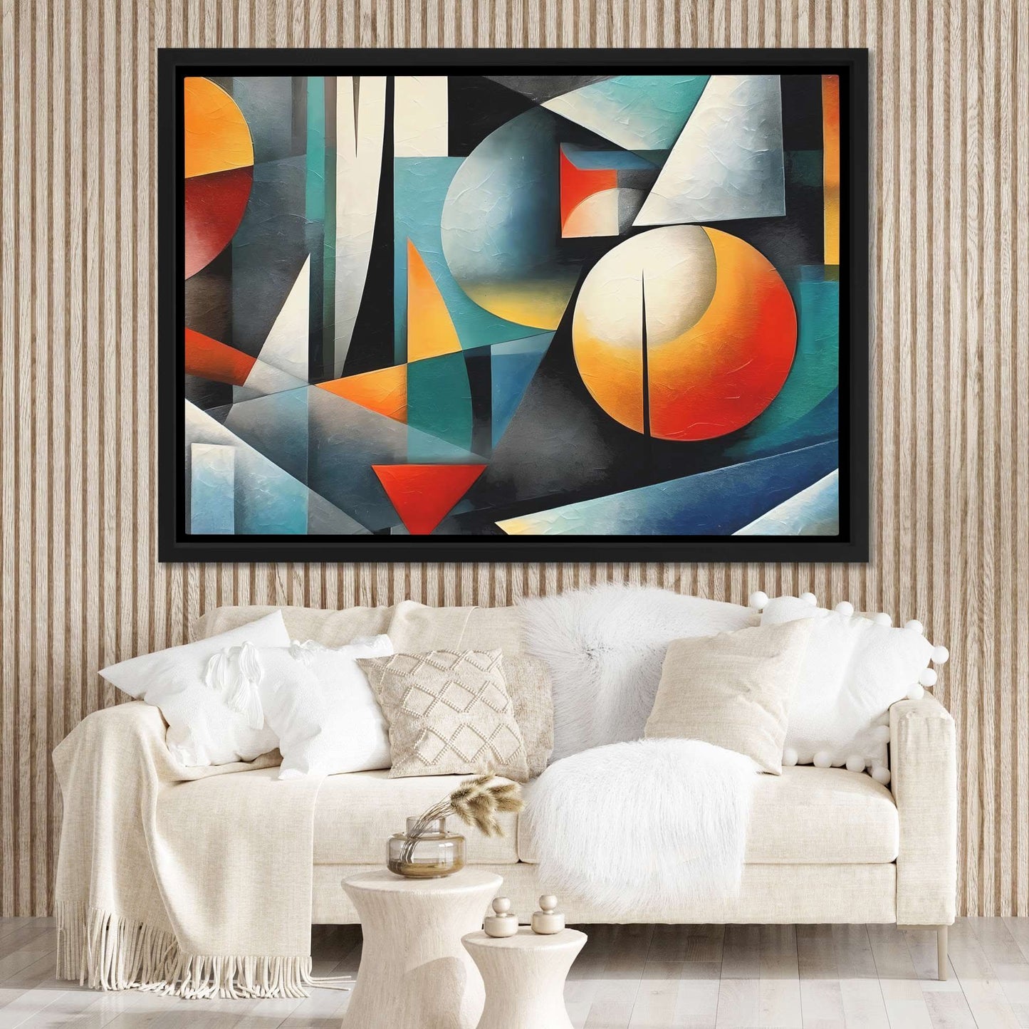 Geometric Shapes - Geometric Wall Art Print
