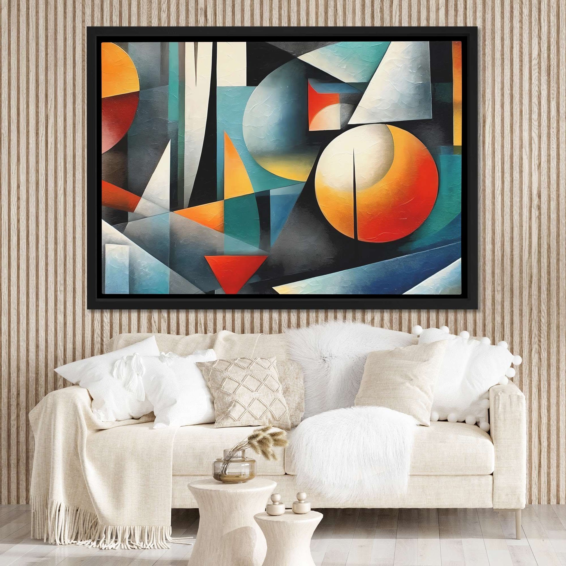 Geometric Shapes - Geometric Wall Art Print