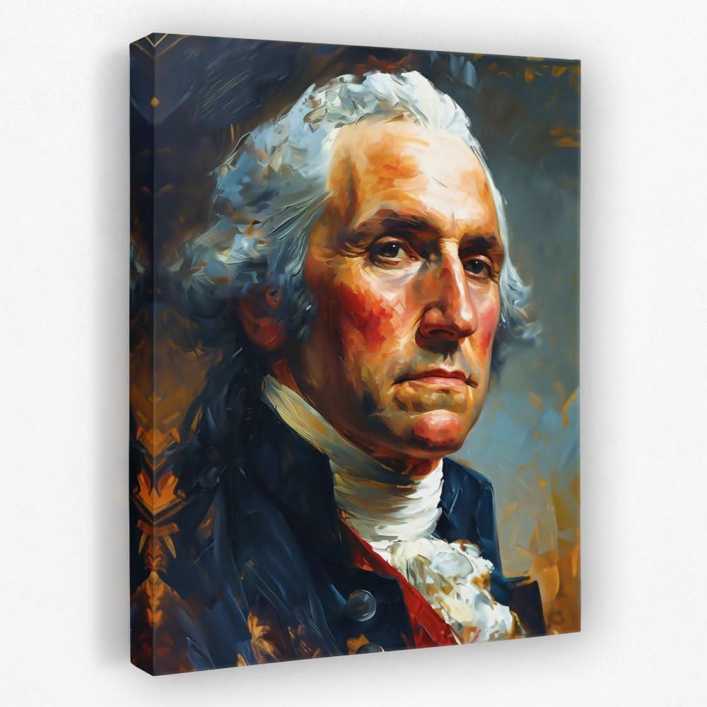 George Washington Portrait - America Canvas Wall Art