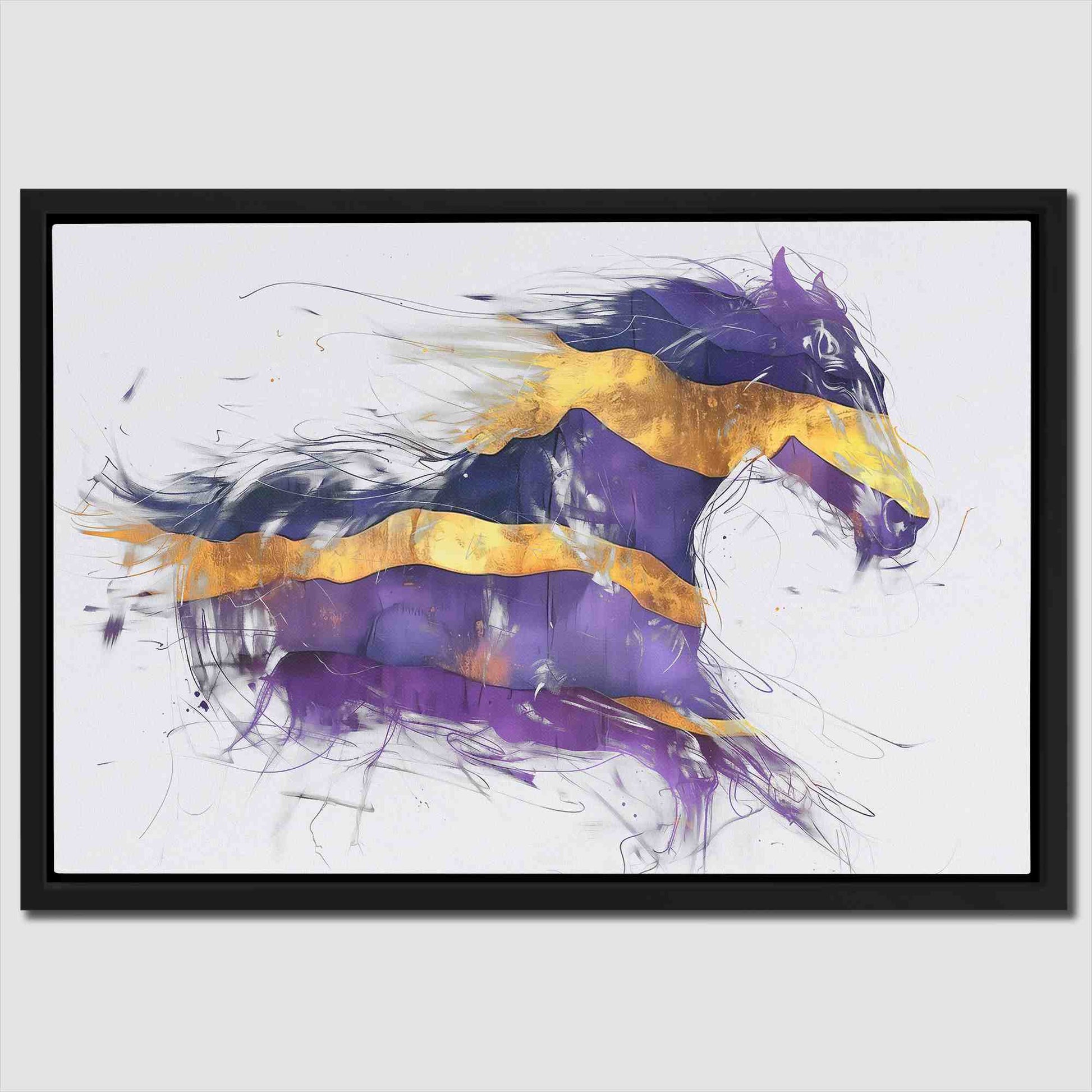 Ghostly Gallop - Gold Country and Farm Canvas Print
