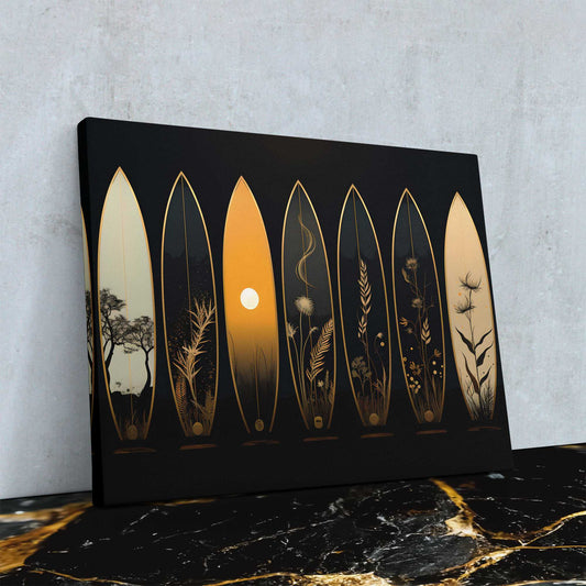 Gilded Rides - Wall Art in Black Frame