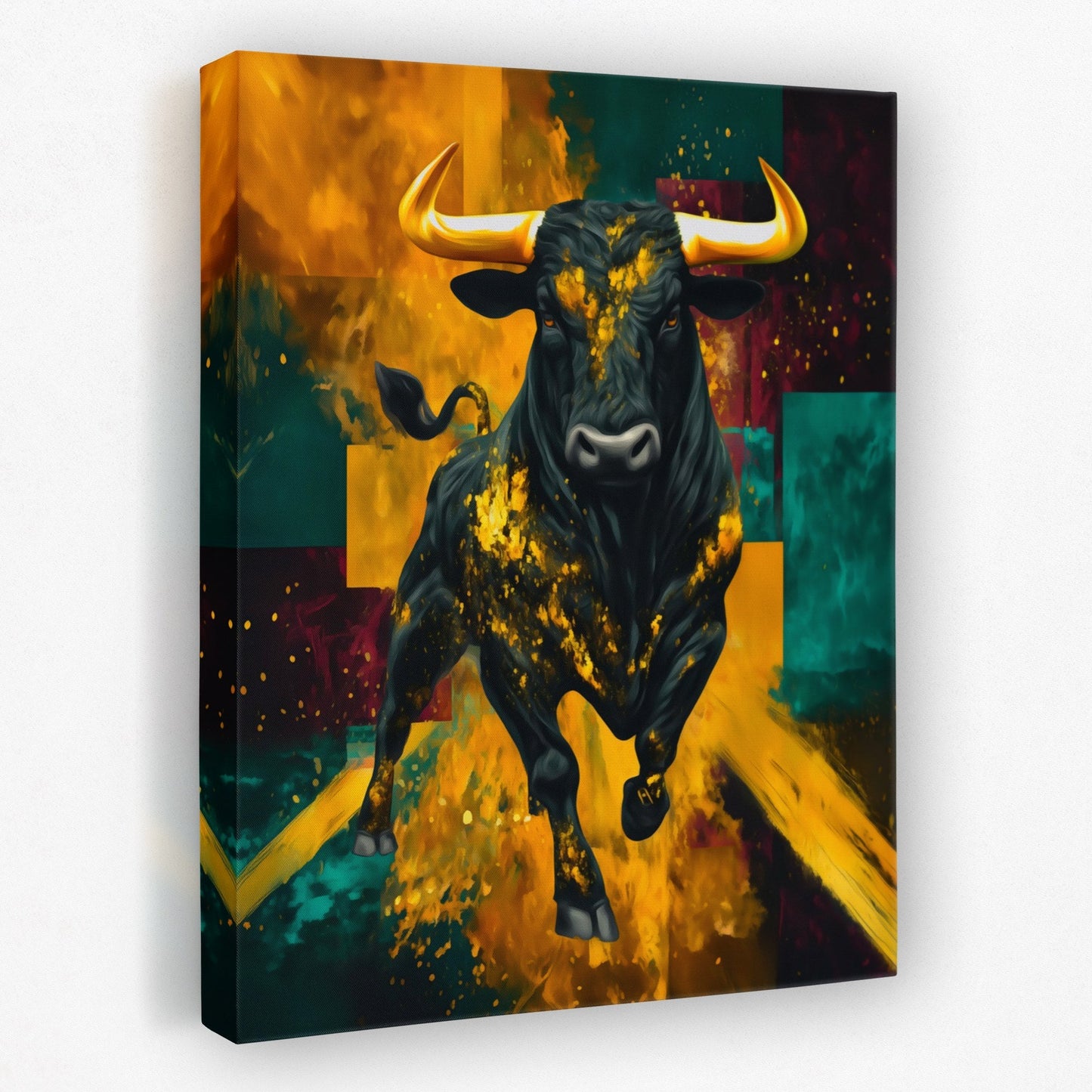 Gilded Storms Fury - Luxury Wall Art