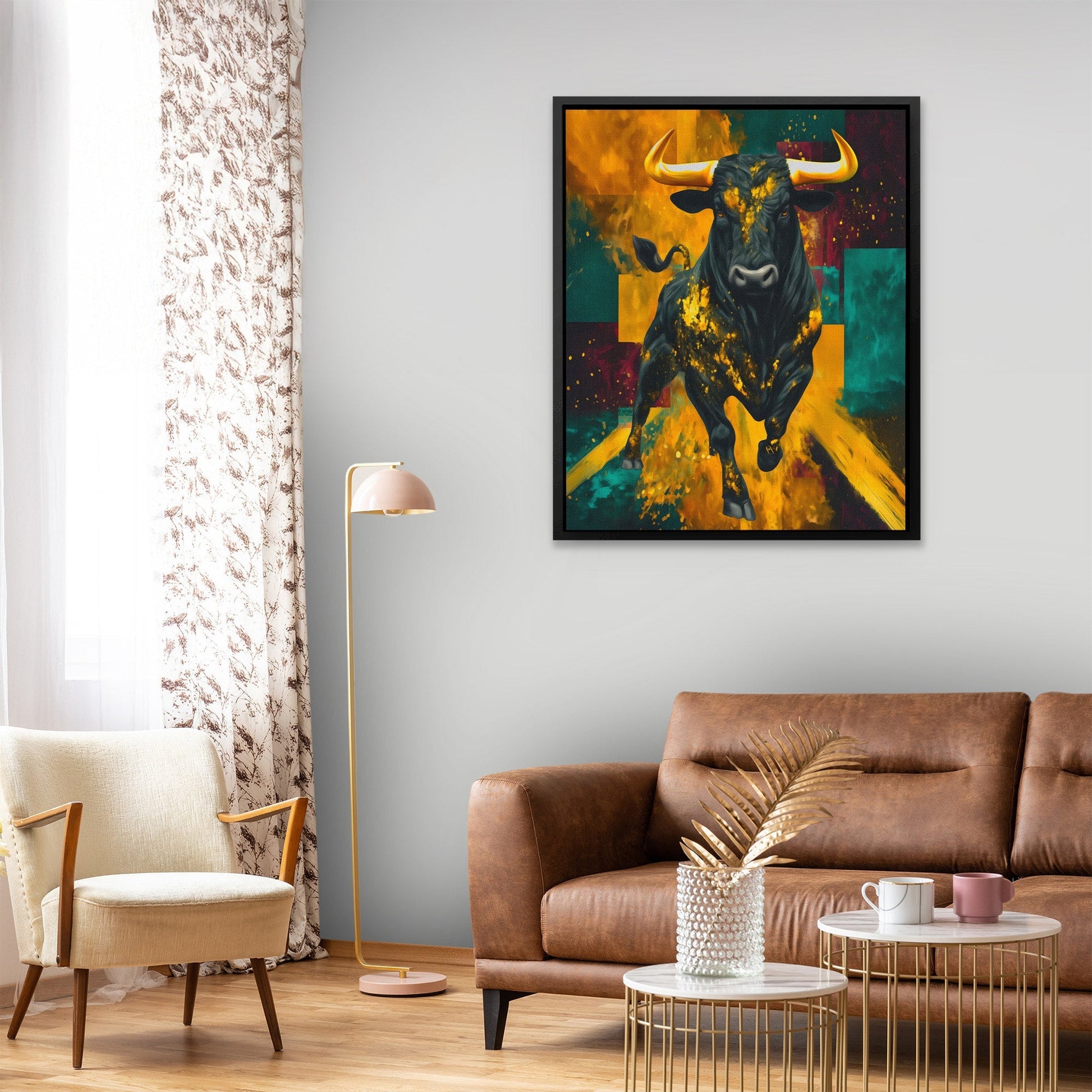Gilded Storms Fury - Luxury Wall Art