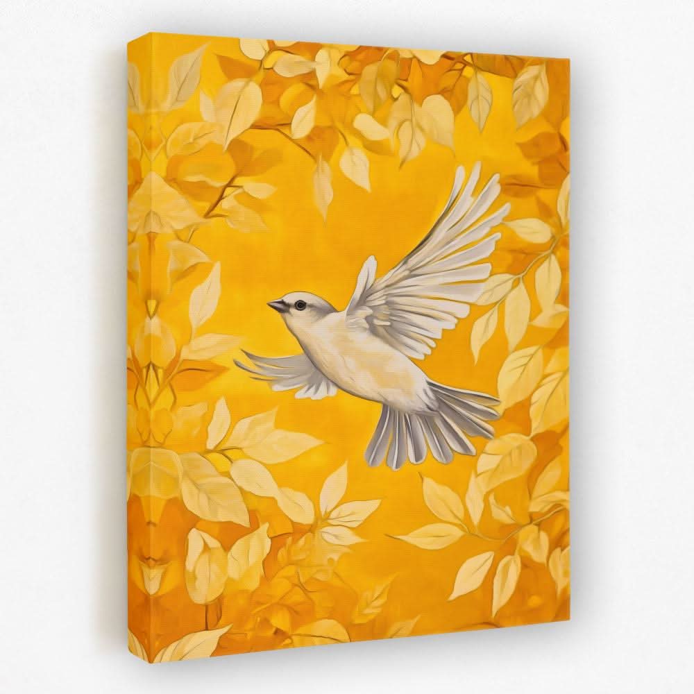 Gilded Wings - Birds of Prey Canvas Wall Art