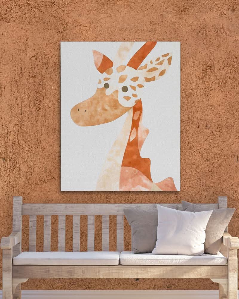Giraffe Friend - Animals Art