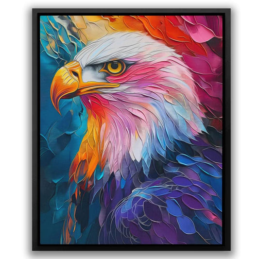 Glistening Glory - Modern Wall Art in Black Frame