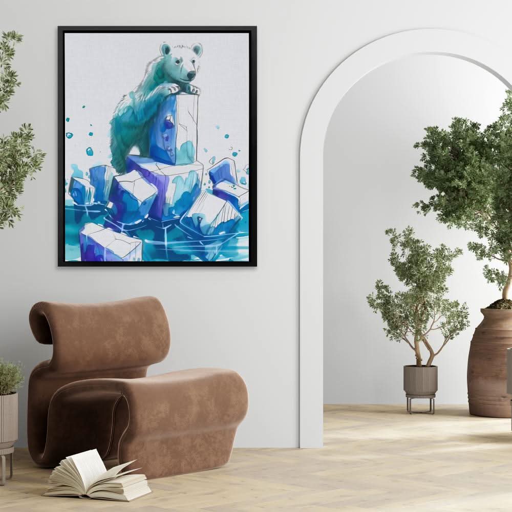 Global Panic - Purple Wall Art