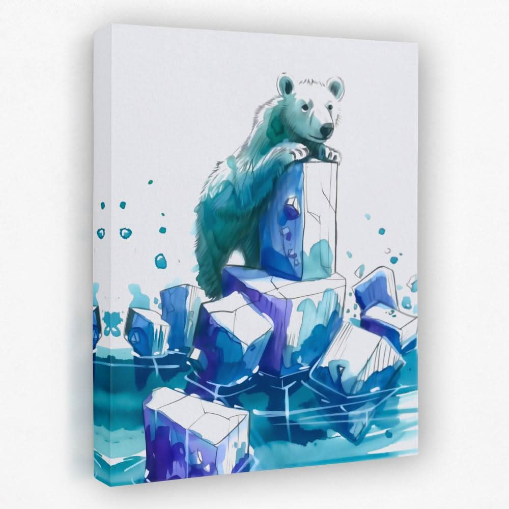 Global Panic - Earth Canvas Wall Art
