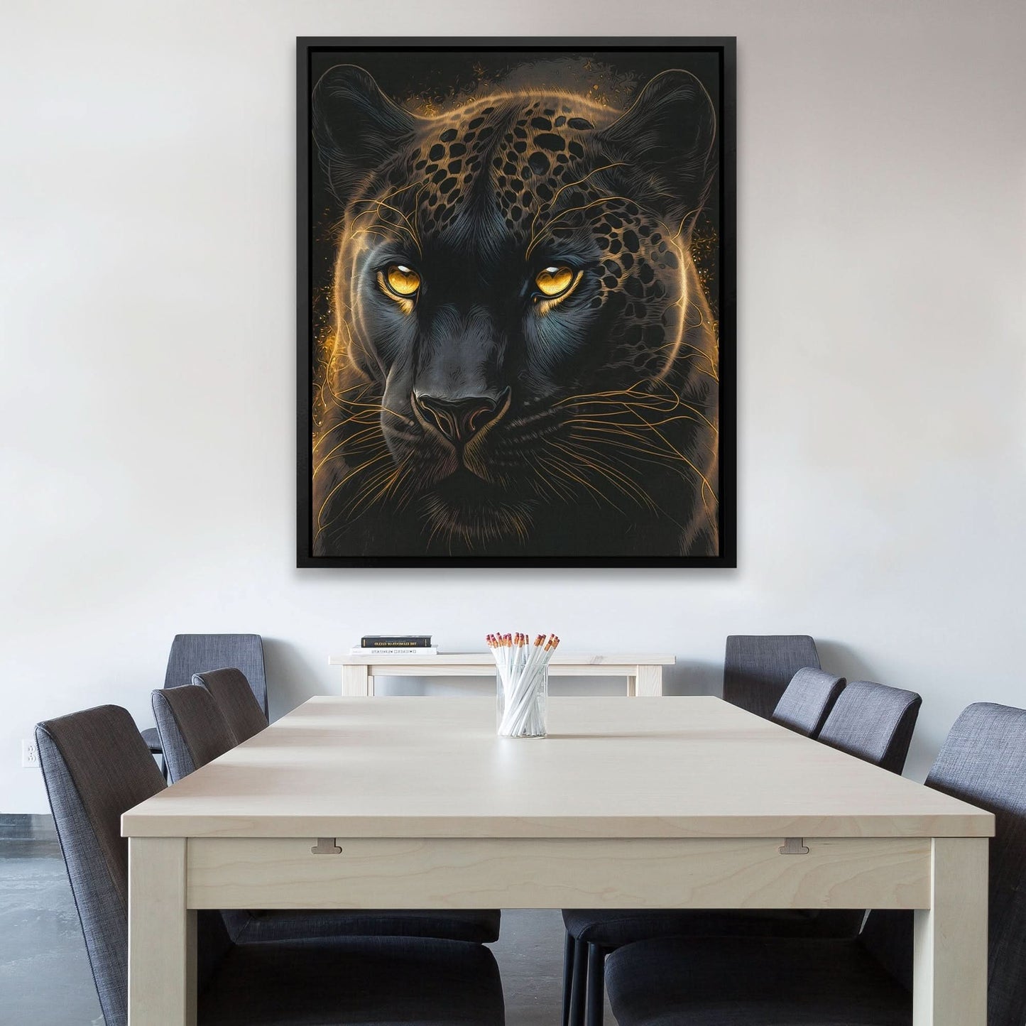 Glowing Panther - Wall Art Print