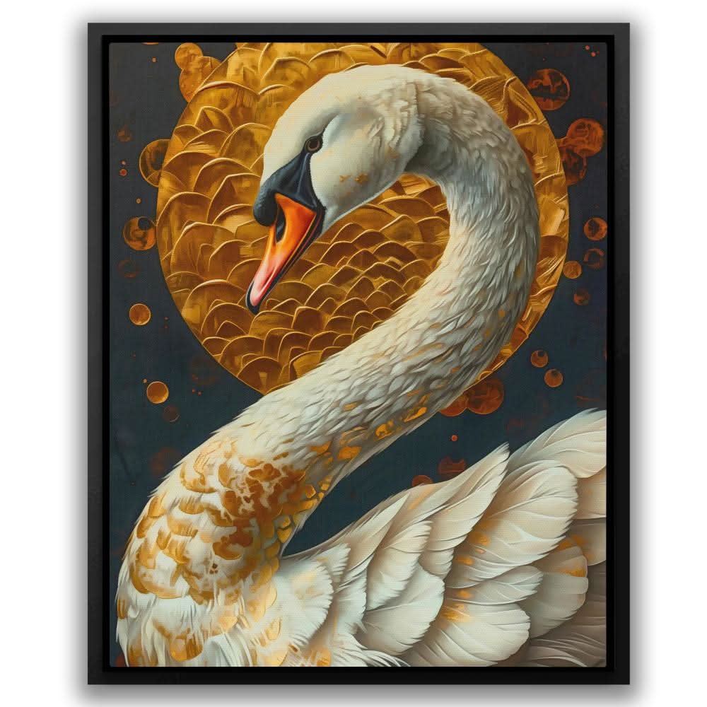 Godly Swan - Animals Art for Bedroom
