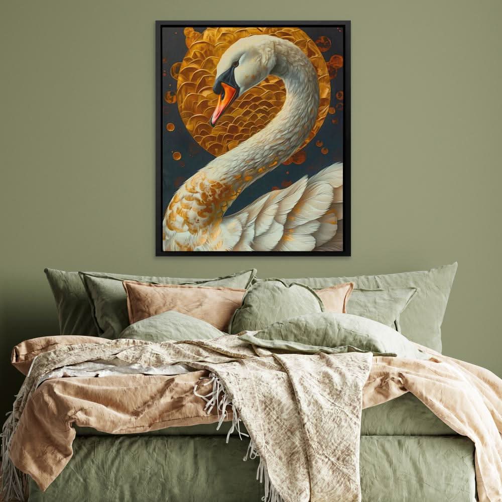 Godly Swan - Large Canvas Print