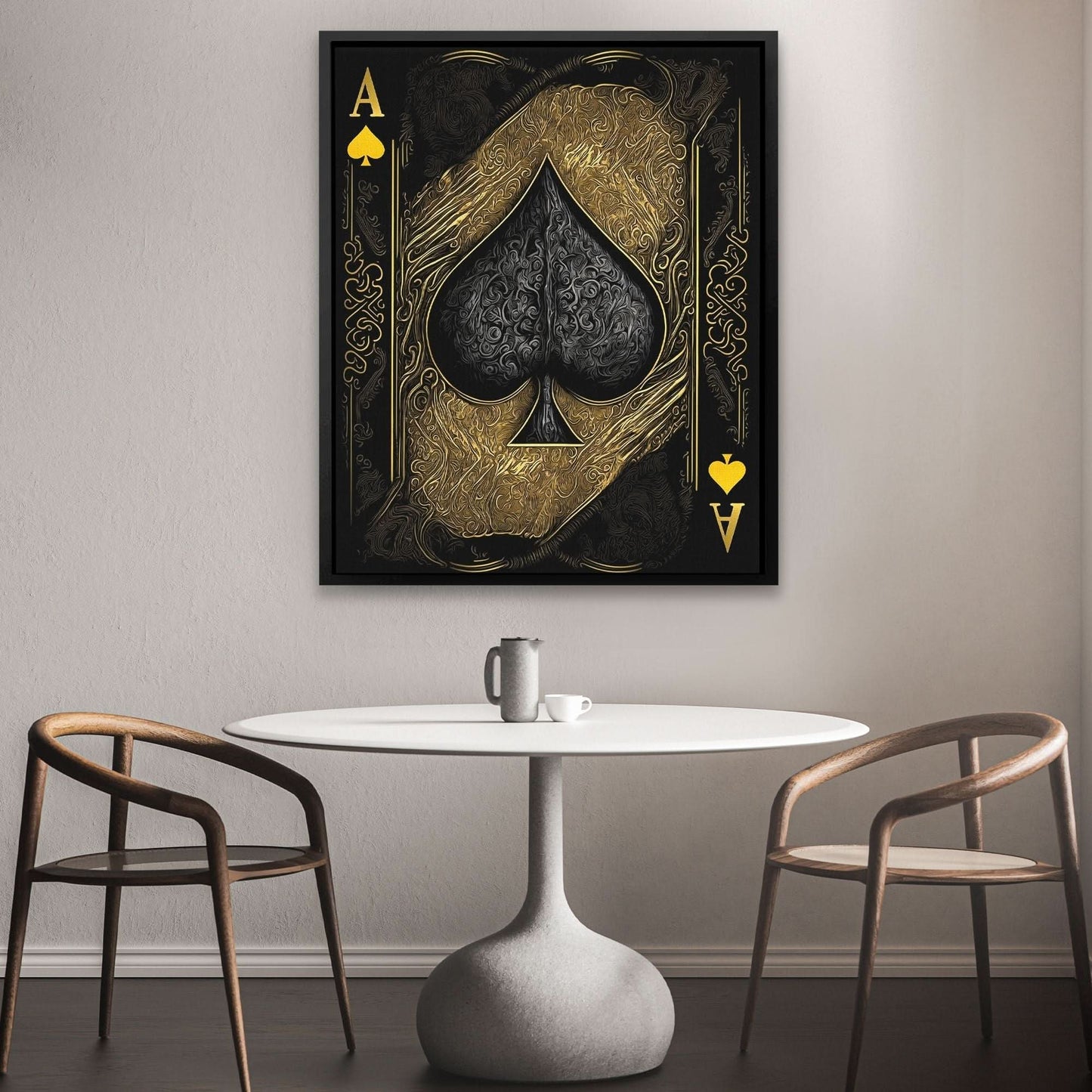 Gold Ace of Spades - Ace Art