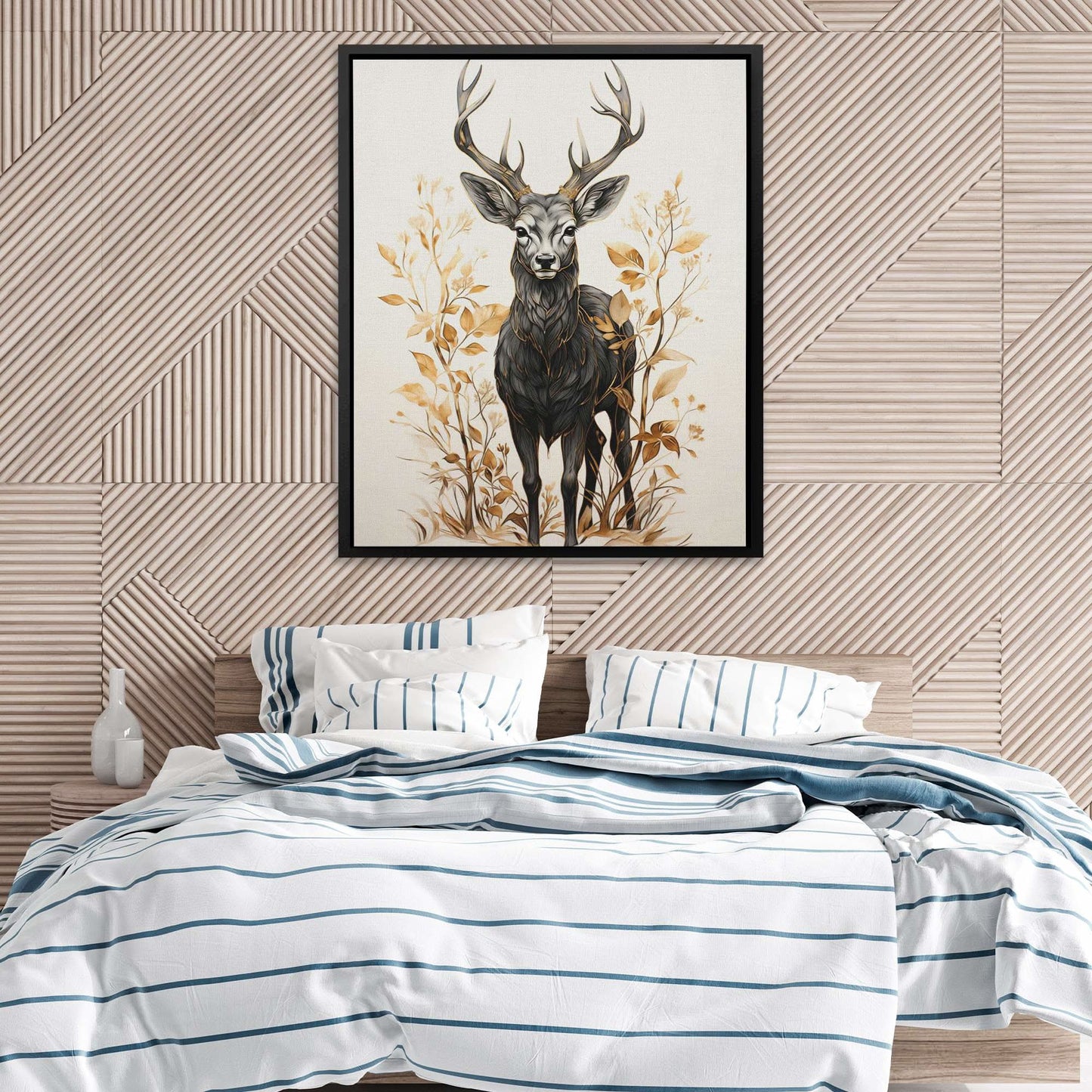 Gold Buck - Gold Wall Art