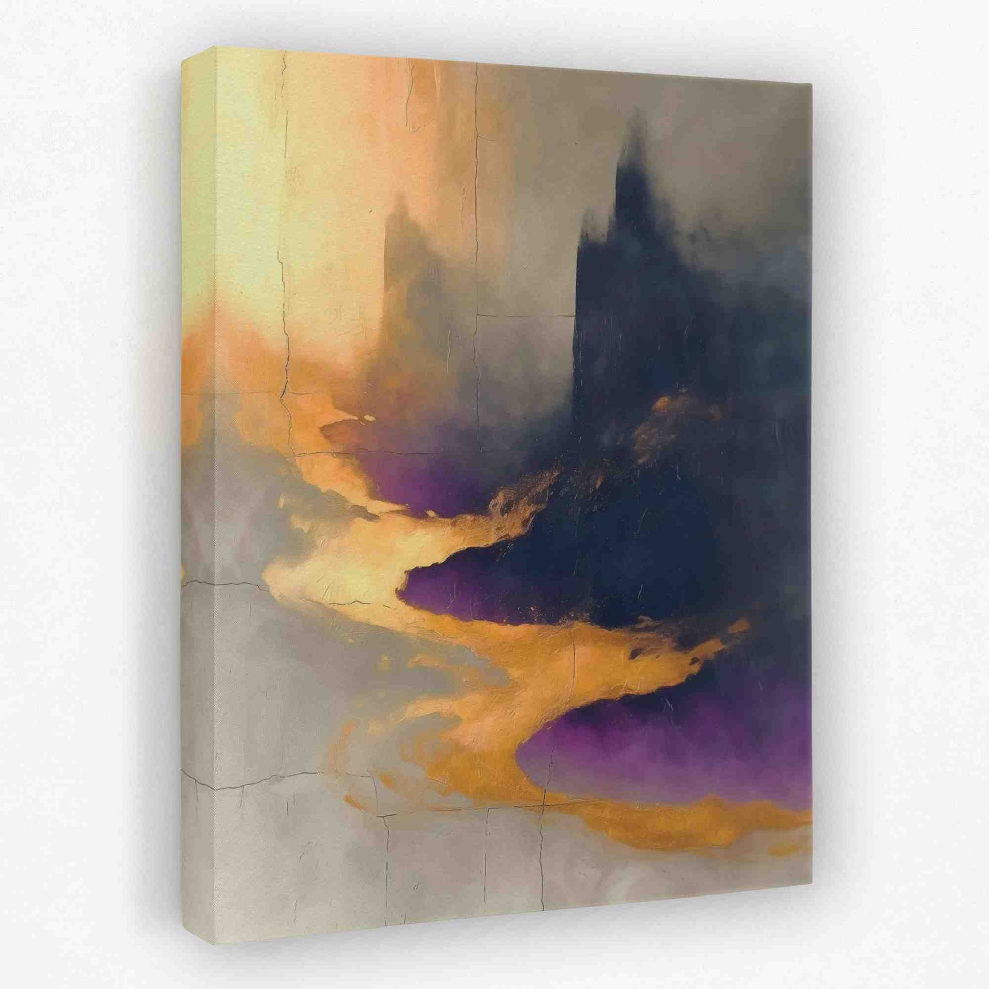 Gold Coastline - Beach Canvas Wall Art
