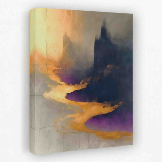 Gold Coastline - Beach Canvas Wall Art