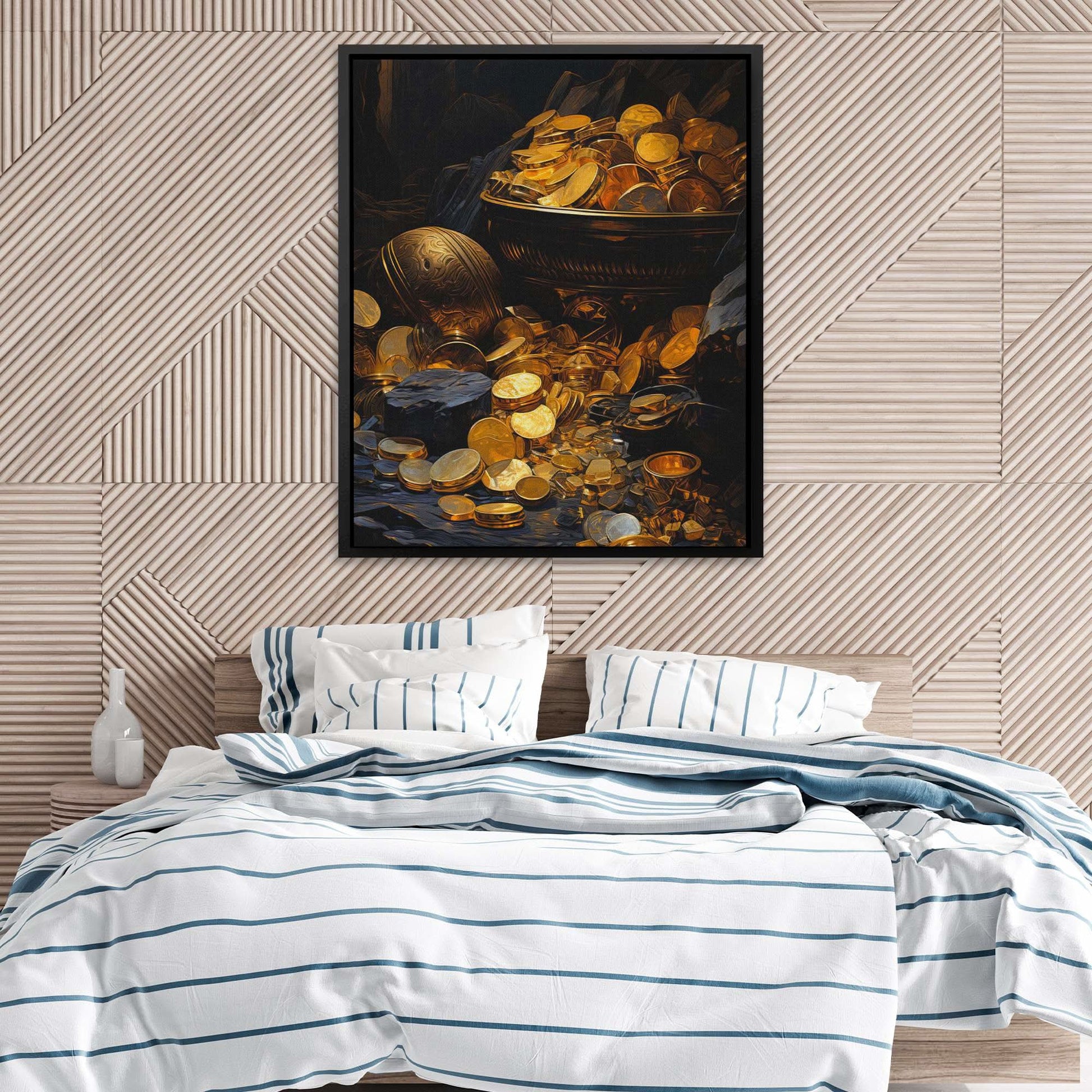 Gold Doubloons - Oceanic Art for Hallway