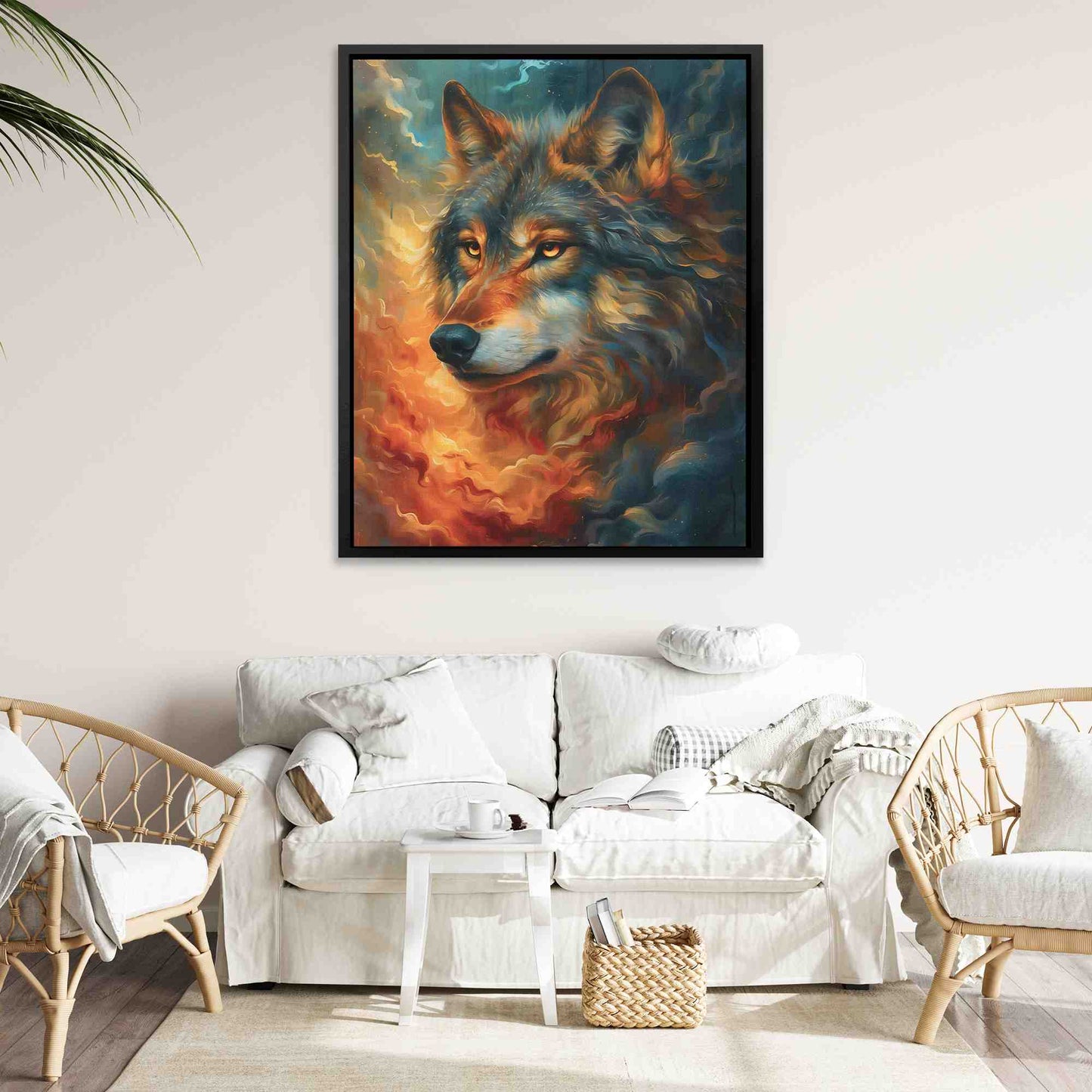 Gold Eyed Wolf - Animals Art