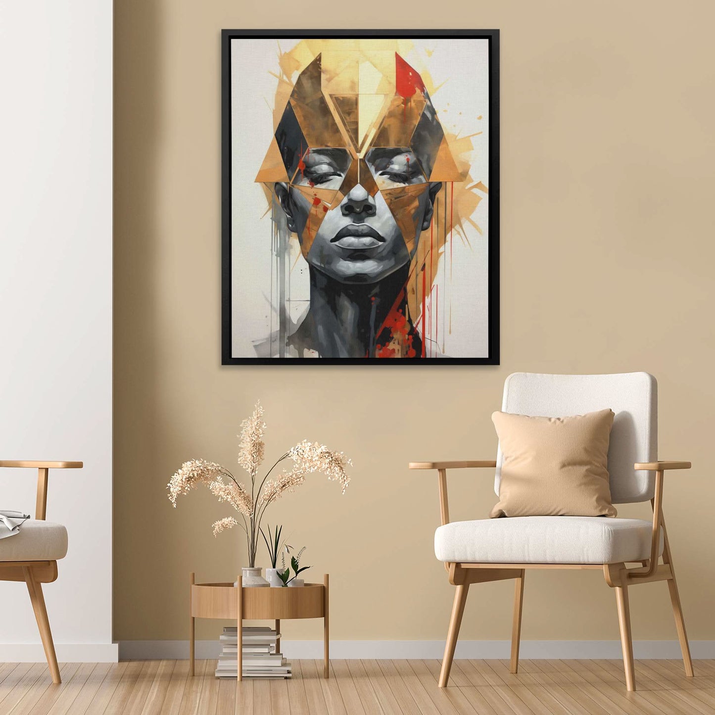 Gold Glint - Gold Canvas Wall Art