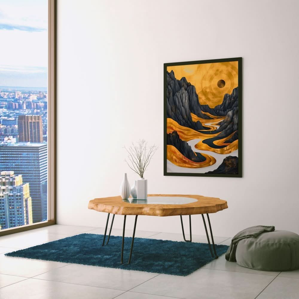 Gold Golf Course - Gold Golf Canvas Print