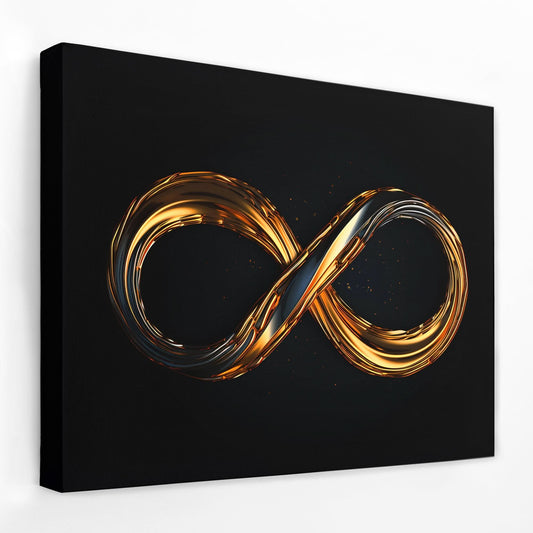 Gold Infinity - Brendan Canvas Wall Art