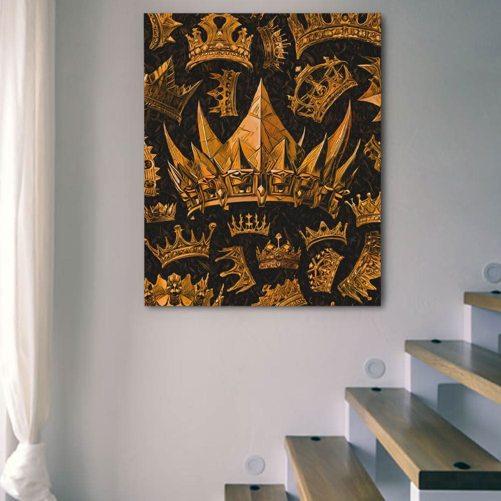Gold King Crowns - Crown Art