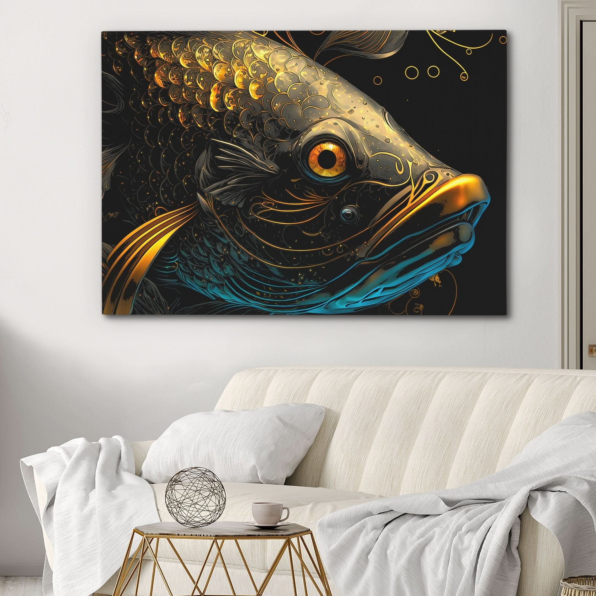 Gold Koi - Wall Art Print