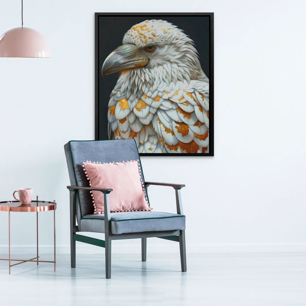 Gold Raven - Albino Art for Bedroom