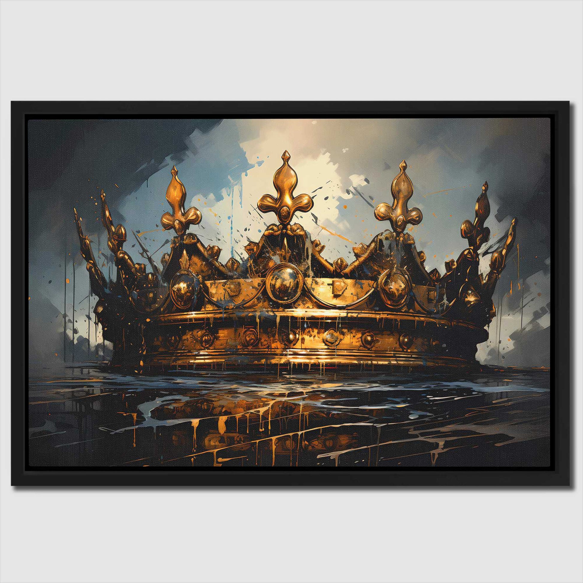 Gold Sovereign - Crown Art