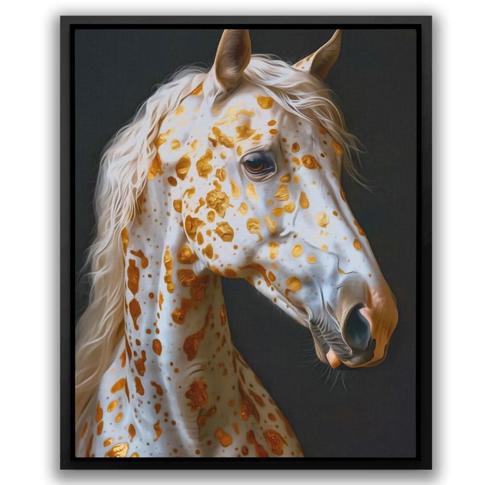 Gold Spots - Horse Canvas Print