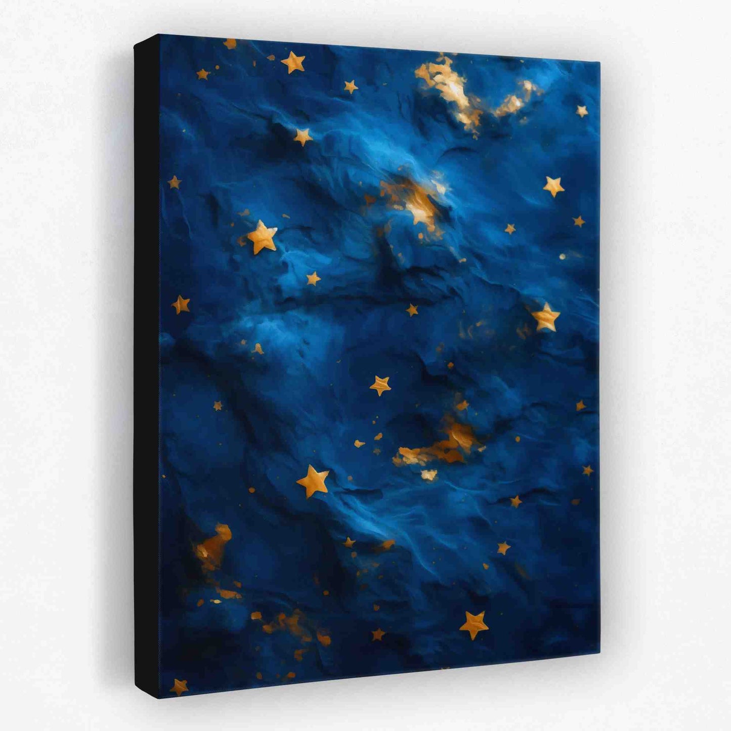Gold Stars - Celestial Canvas Wall Art