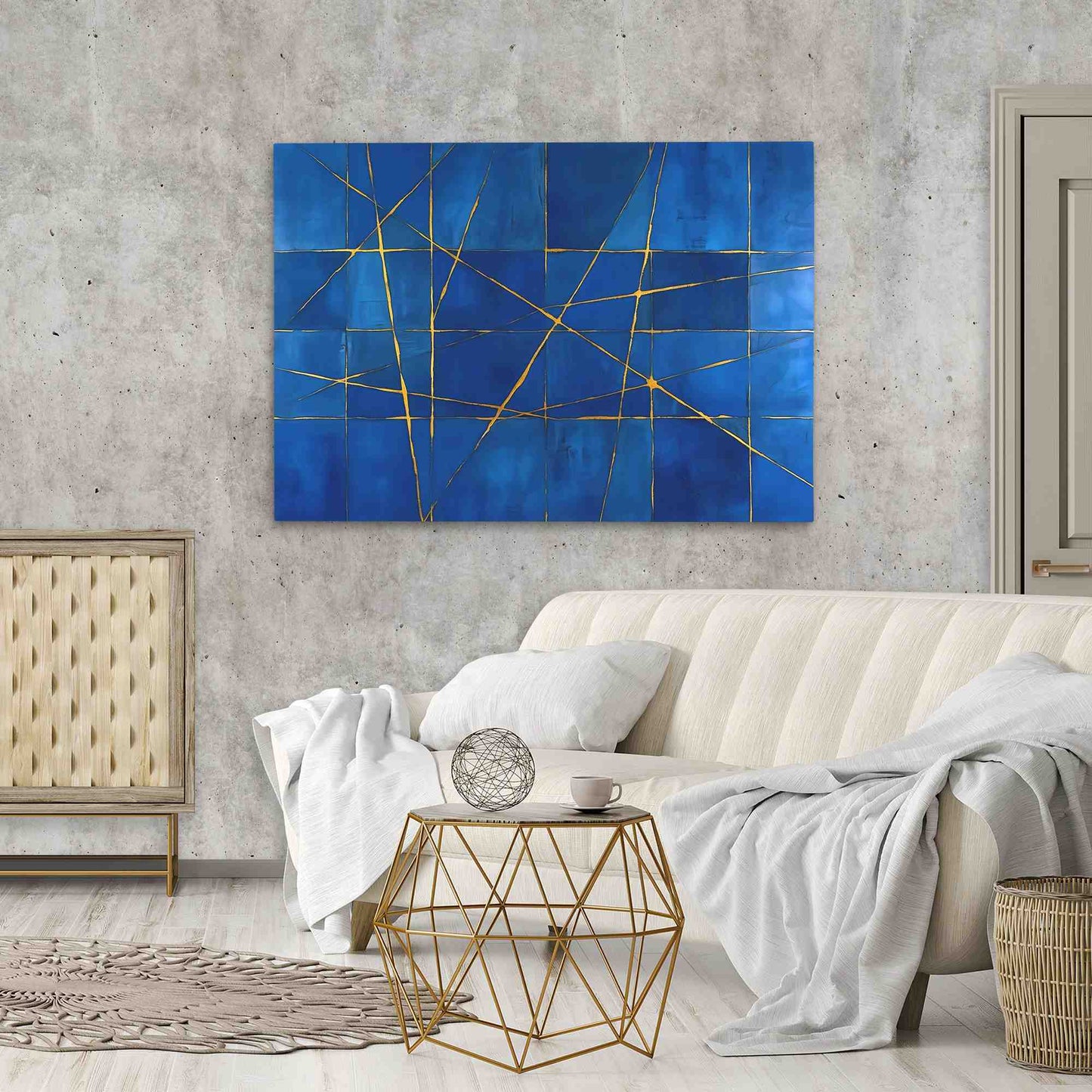 Gold Strands - Horizontal Art