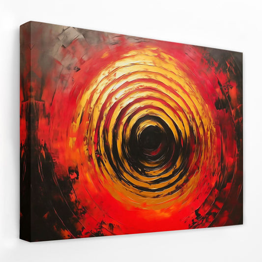 Gold Target - Man Cave Canvas Wall Art